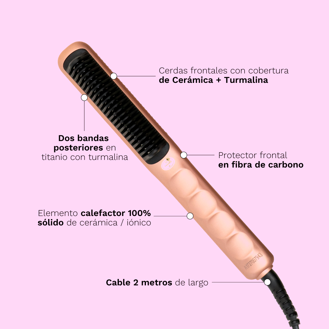Cepillo Alisador Rose Gold — especificaciones